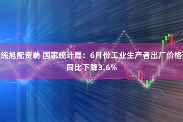 纯旭配资端 国家统计局：6月份工业生产者出厂价格同比下降3.6%