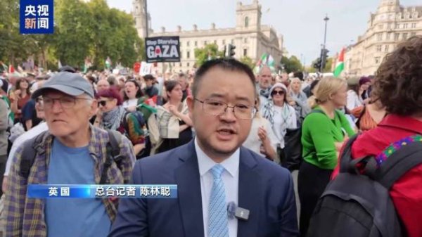 云燚网 伦敦爆发支持巴勒斯坦示威 抗议者与警方冲突不断